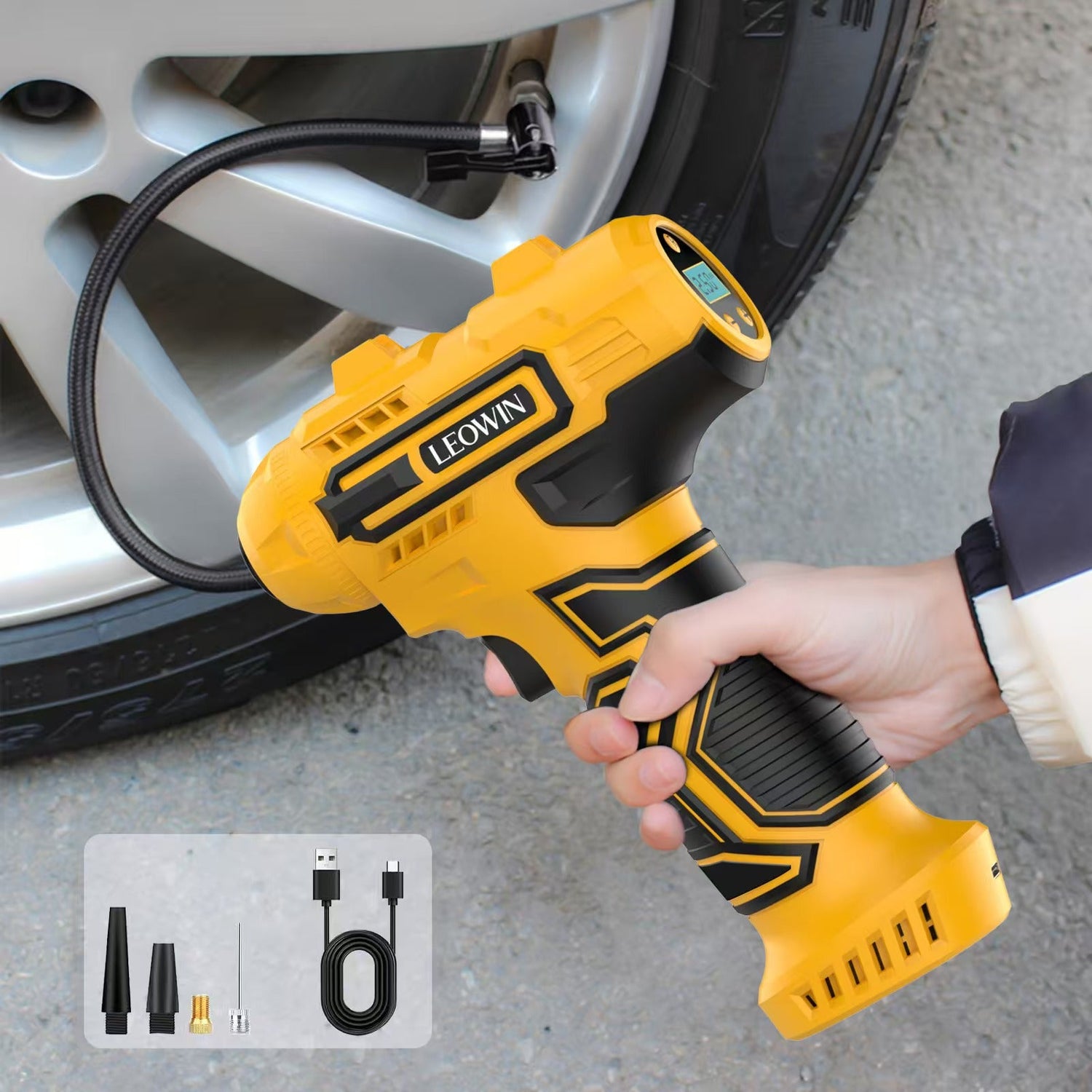 Handheld inflator